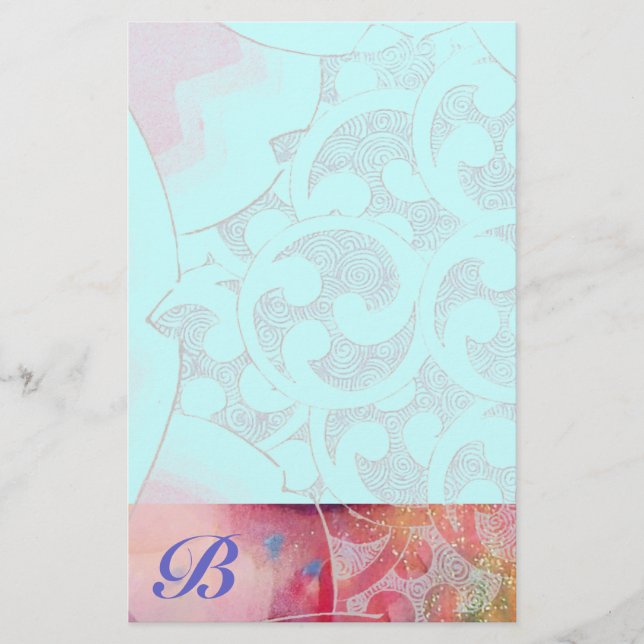 WAVES Monogram Stationery (Front)