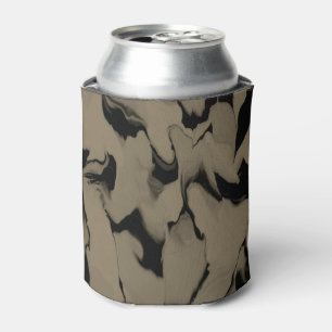 Waves of Black and Brown Can Cooler