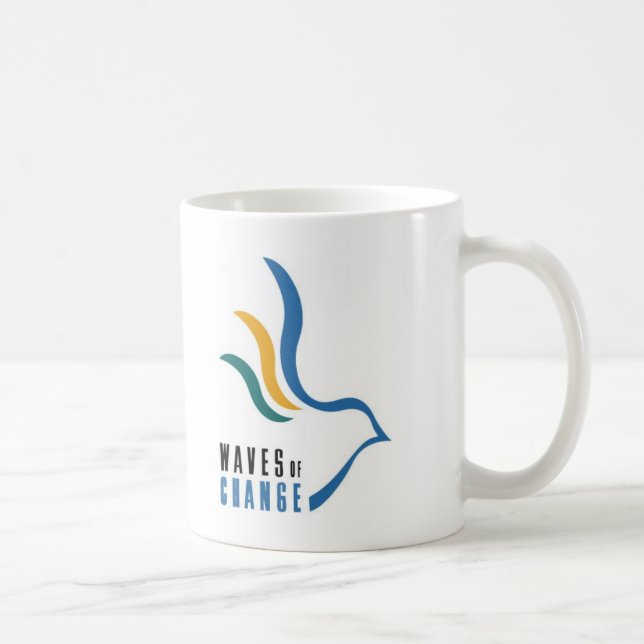 Waves of Change Coffee Up - Customised Mug (Right)