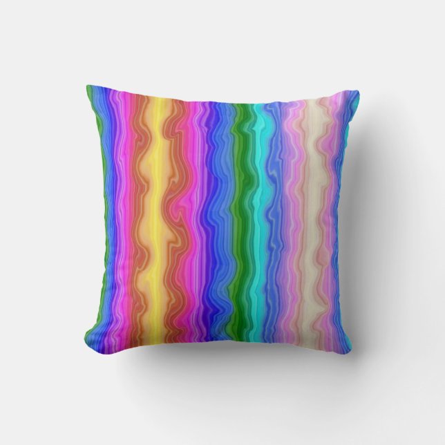 Waves of Colour Cushion (Front)