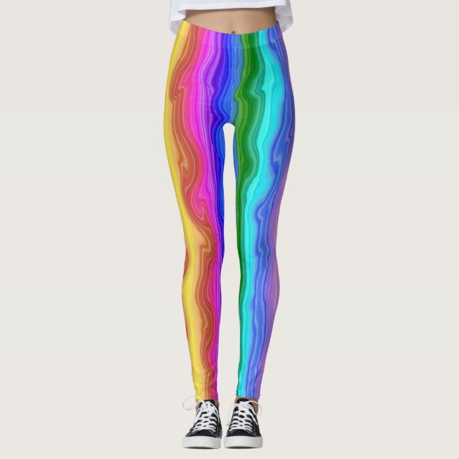 Waves of Colour Leggings (Front)