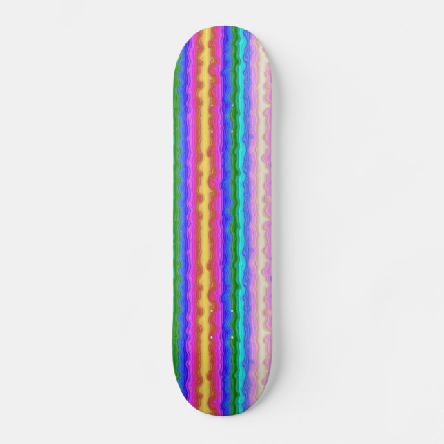 Waves of Colour Skateboard (Front)