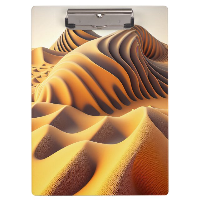 Waves of Gold Clipboard (Front)