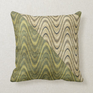 Waves of Green Cushion