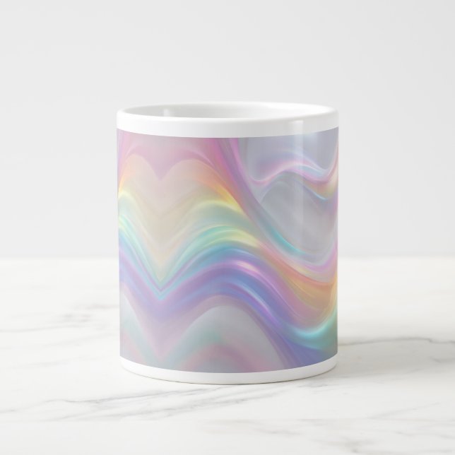 Waves of Light Large Coffee Mug (Front)