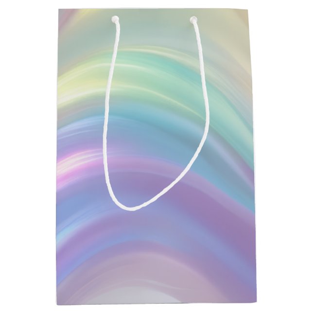 Waves of Light Medium Gift Bag (Front)