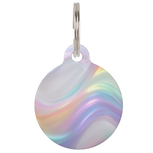 Waves of Light Pet Tag (Front)