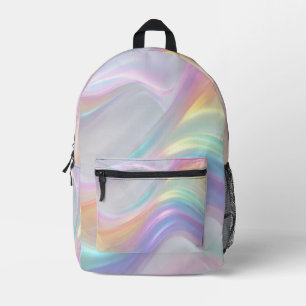 Waves of Light Printed Backpack