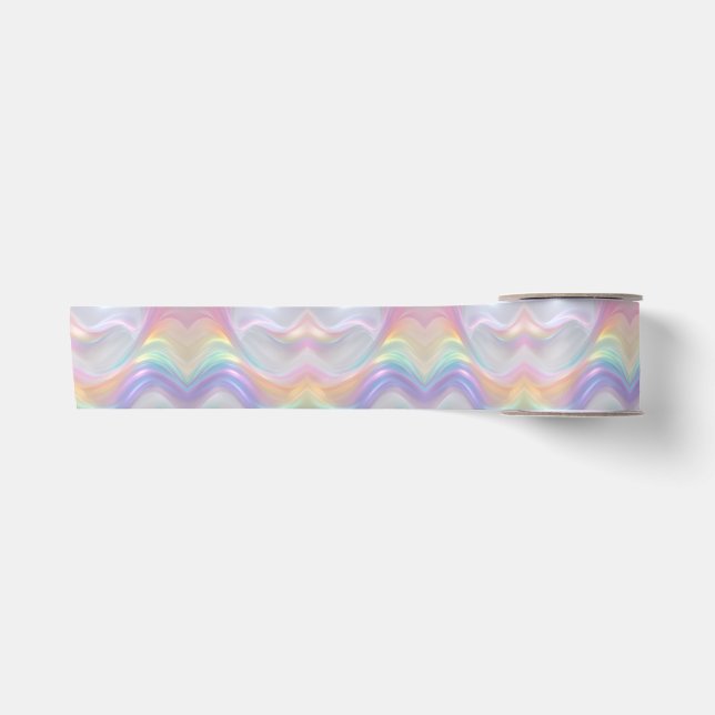 Waves of Light Satin Ribbon (Front)