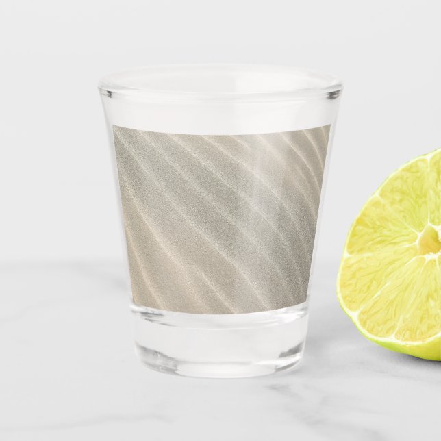 Waves of Sand Shot Glass (Front)