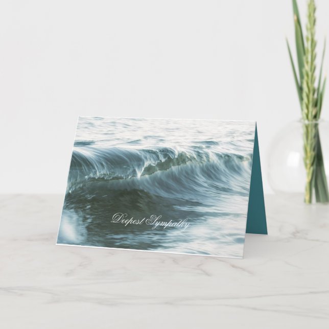 Waves of Sympathy  Card (Front)