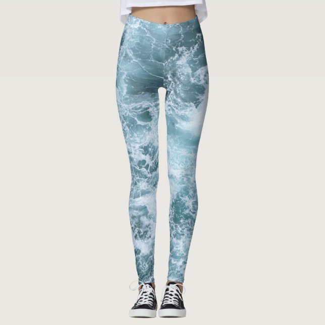 Waves of the Ocean Leggings (Front)