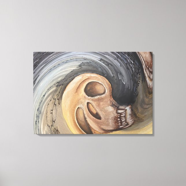 Waves of the Past Canvas Print (Front)