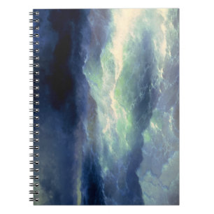 Waves Oil Painting Romantic-era Fine Art No AI  Notebook