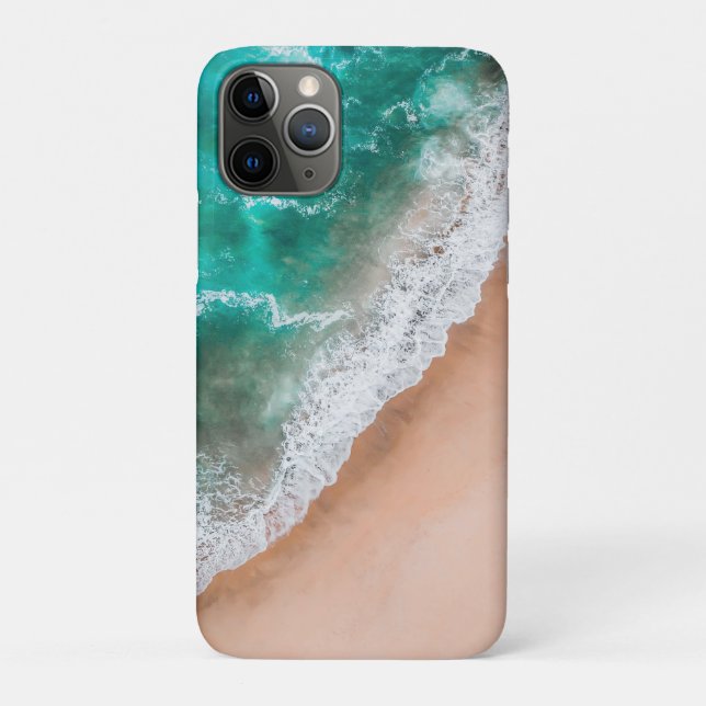 Waves on Sandy Beach  Case-Mate iPhone Case (Back)