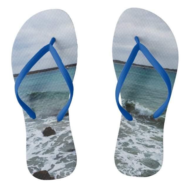 Waves On The Ocean,   Jandals (Footbed)