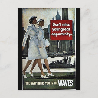 Waves Postcard