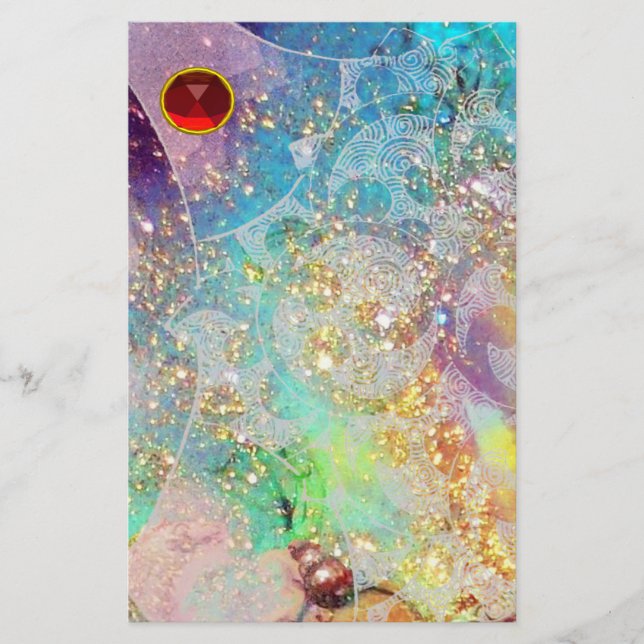 WAVES RED RUBY STATIONERY (Front)