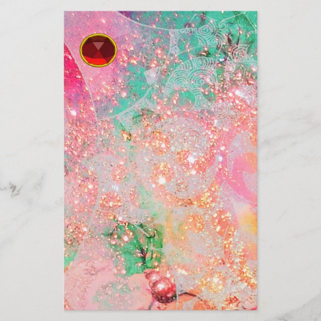 WAVES RED RUBY STATIONERY (Front)