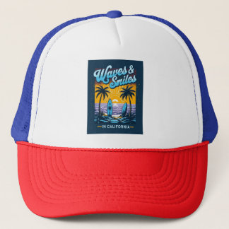  Waves & Smiles in California – Beach Vibes Cap
