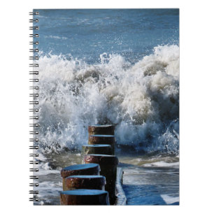 WAVES SPIRAL NOTEBOOK