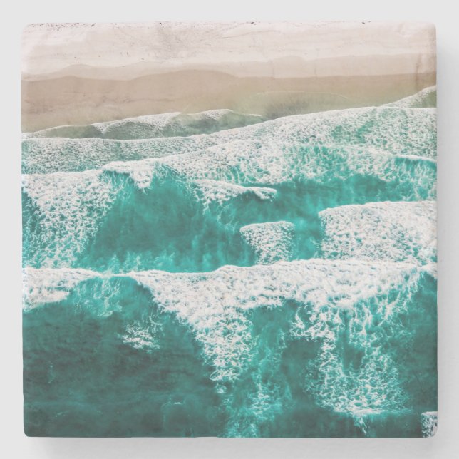 Waves Stone Coaster (Front)