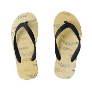 Waves Tiger (stylised pattern) 1 Kid's Jandals