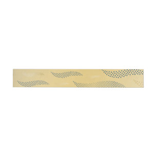 Waves Tiger (stylised pattern) 1 Wrap Around Label