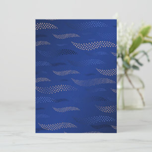 Waves Tiger (stylised pattern) 2 Thank You Card