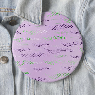 Waves Tiger (stylised pattern) 3 6 Cm Round Badge