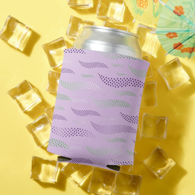 Waves Tiger (stylised pattern) 3 Can Cooler (In Situ Summer)