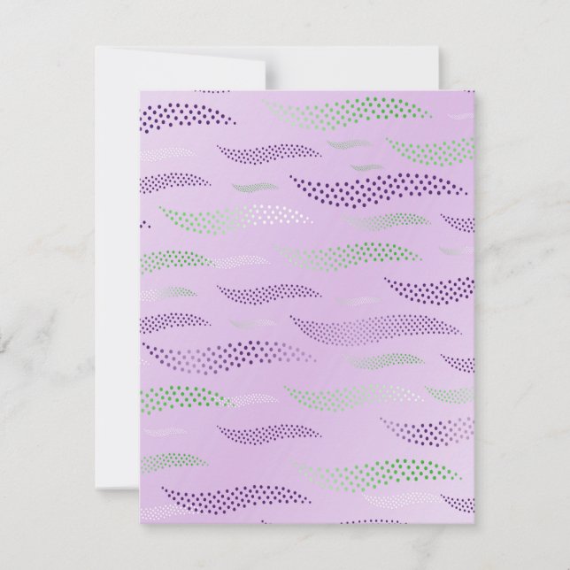 Waves Tiger (stylised pattern) 3 Card (Front)