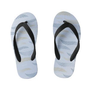 Waves Tiger (stylised pattern) 4 Kid's Jandals