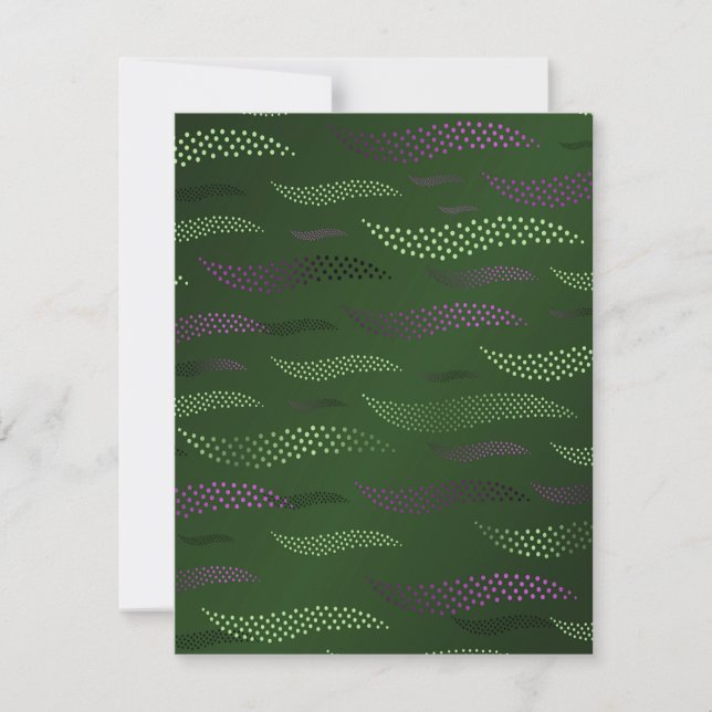 Waves Tiger (stylised pattern) 5 Card (Front)