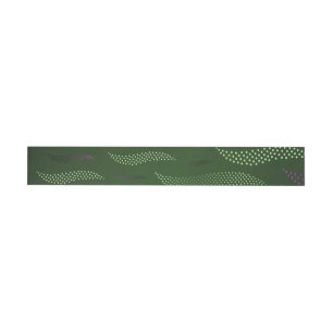 Waves Tiger (stylised pattern) 5 Wrap Around Label
