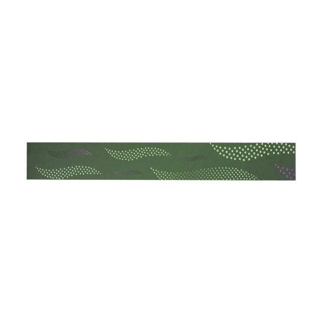 Waves Tiger (stylised pattern) 5 Wrap Around Label (Individual)