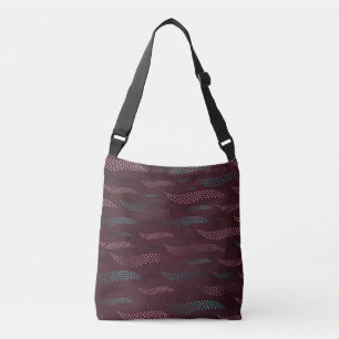 Waves Tiger (stylised pattern) 6 Crossbody Bag