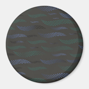 Waves Tiger (stylised pattern) 7 Magnet