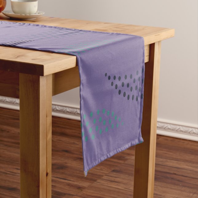 Waves Tiger (stylised pattern) 9 Short Table Runner (In Situ)