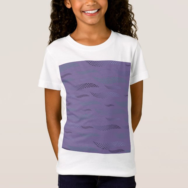 Waves Tiger (stylised pattern) 9 T-Shirt (Front)