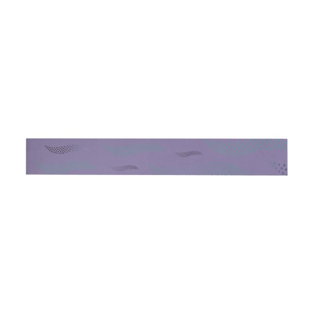 Waves Tiger (stylised pattern) 9 Wrap Around Label (Individual)