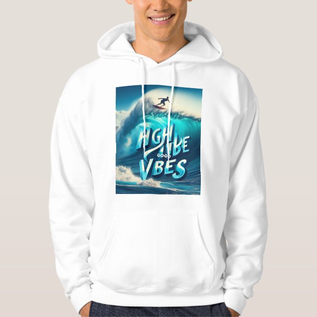 Waves & Wanderlust Collection Hoodie (Front)