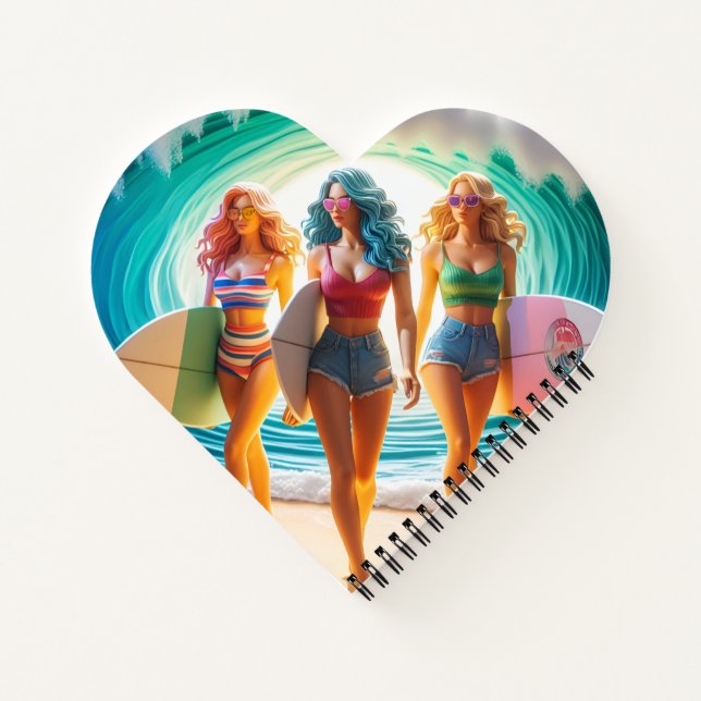 Waves & Wanderlust Collection Notebook (Back)