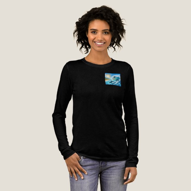 Waves & Wanderlust Collection Sweatshirt Tri-Blend Shirt (Full Front)