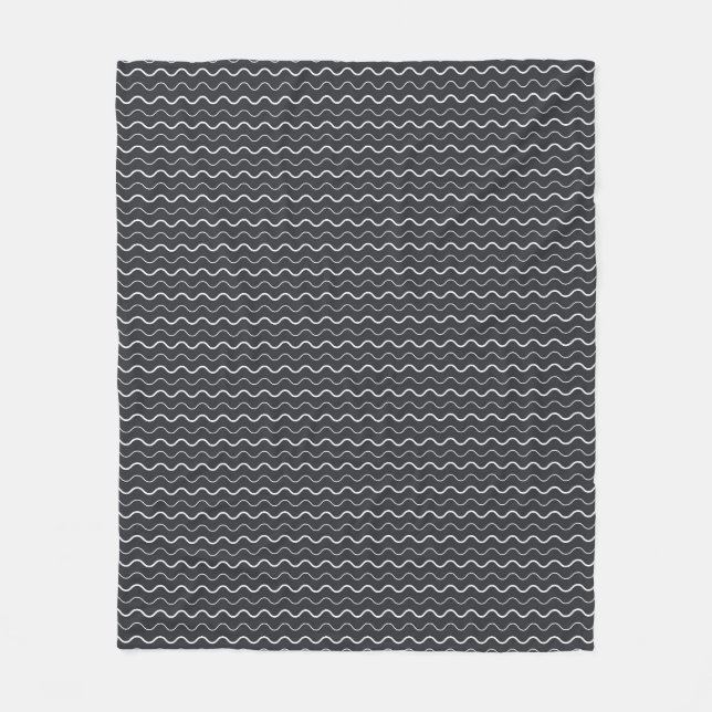 WaveWhisper Snuggle Fleece Blanket (Front)