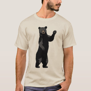 Waving Bear Says Hello T-Shirt