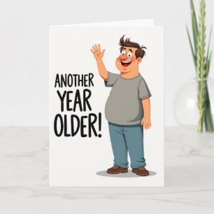 Waving Birthday Celebration Card