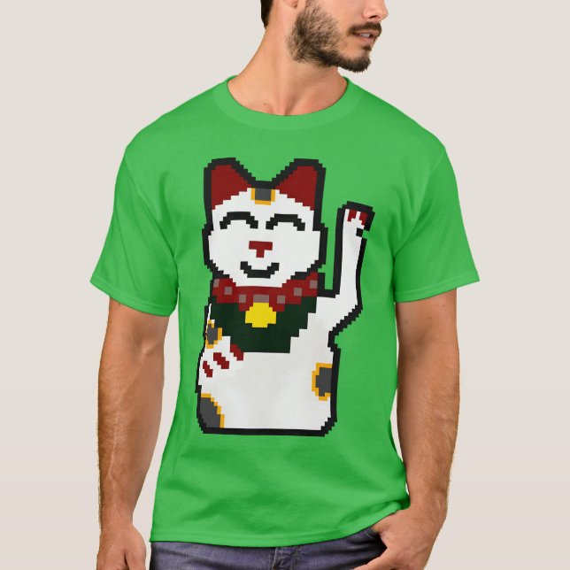 Waving Cat gift T-Shirt (Front)