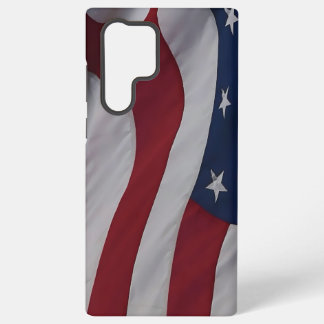 Waving Fabric USA Flag Samsung Galaxy Case