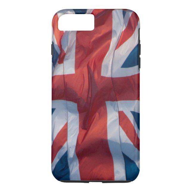 Waving Flag of Britain Case-Mate iPhone Case (Back)